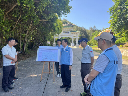 金門召開太武山林間步道暨玉章路鋪面改善工程開工前現勘