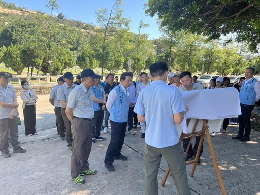 金門召開太武山林間步道暨玉章路鋪面改善工程開工前現勘