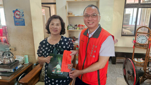 屏東榮服處感謝地區憲兵荷松協會捐贈端節慰問金 溫暖榮民眷