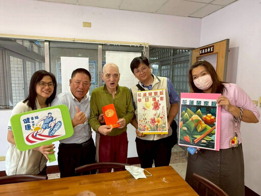 花蓮榮家端節前探視住院榮民 傳遞節慶溫情祝福