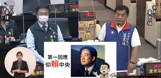 台南市議員盧崑福市政總質詢