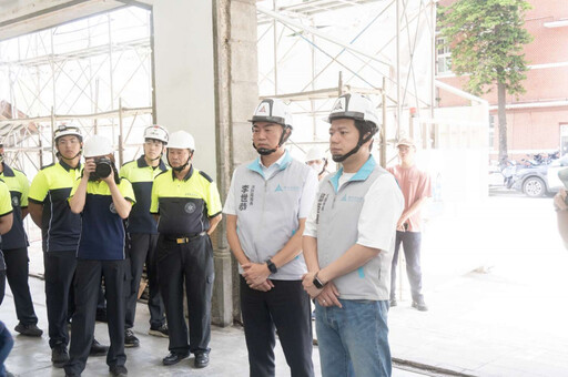 古蹟保存x防災教育 竹市代理市長視察市定古蹟消防博物館修復工程