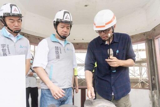 古蹟保存x防災教育 竹市代理市長視察市定古蹟消防博物館修復工程