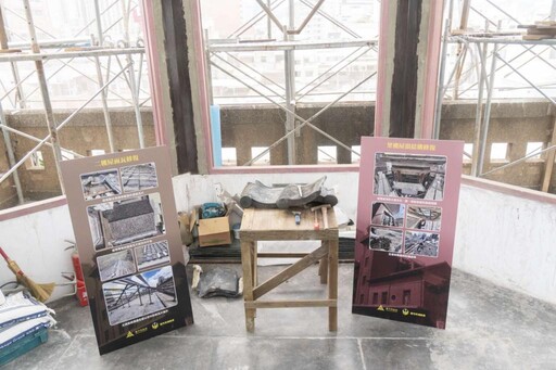 古蹟保存x防災教育 竹市代理市長視察市定古蹟消防博物館修復工程