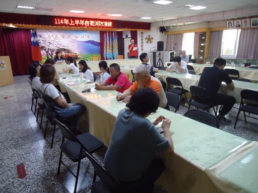 嘉義榮服處消防講習 提升同仁防災應變能力