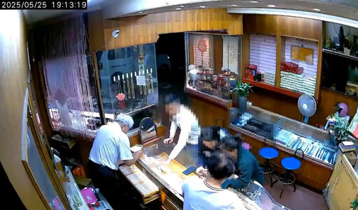警徹夜破銀樓搶案! 迅速逮捕嫌犯追回贓款