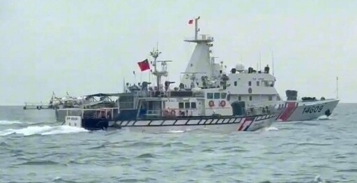 端午前中國海警再擾金門 海巡船艇前推對應強勢驅離