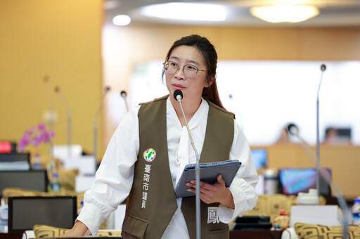 台南市議員沈家鳳於28日市政總質詢 聚焦防汛、社福與交通建設 肯定市長施政表現