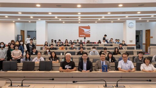 金大管院僑領名人講座：廖榮鑫將軍分享飛行志業與人生智慧
