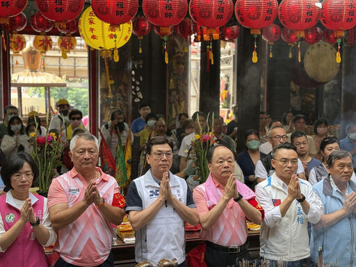 淡水年度盛事 恭迎清水祖師公 劉和然祈求合境平安