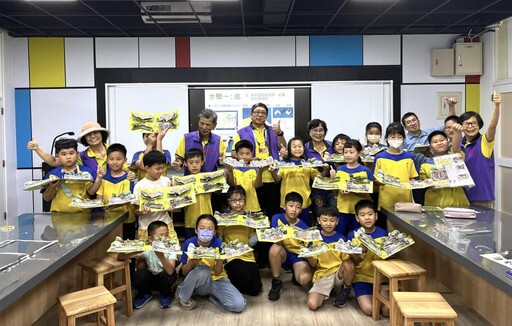 文化教育向下扎根 林家花園以繪本共讀與手作走訪校園