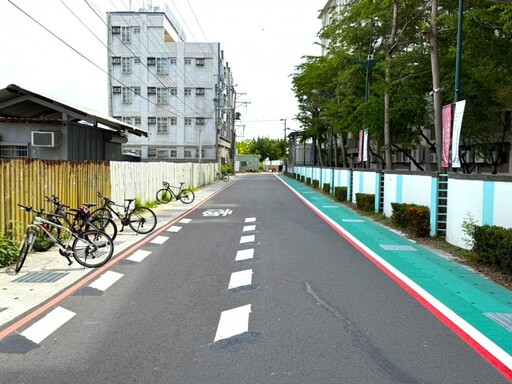 中華醫大校園道路標線優化 落實提升通學人行車行安全