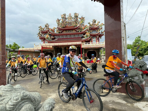 西拉雅風管處攜手自行車好友接力橫跨山海圳大圳之路到台江內海