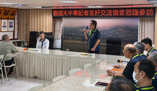 金門榮服處歡迎大中華記者友好交流協會參訪 關懷榮民展溫情