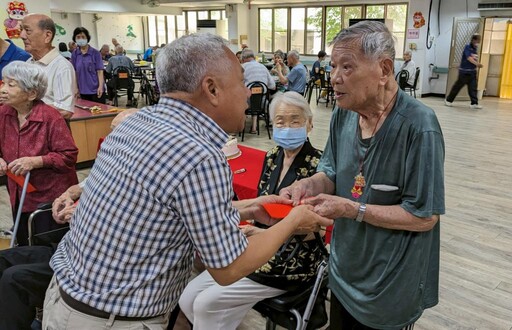 白河榮家感謝中華佛教善緣慈善會關懷百歲人瑞及耆老傳愛