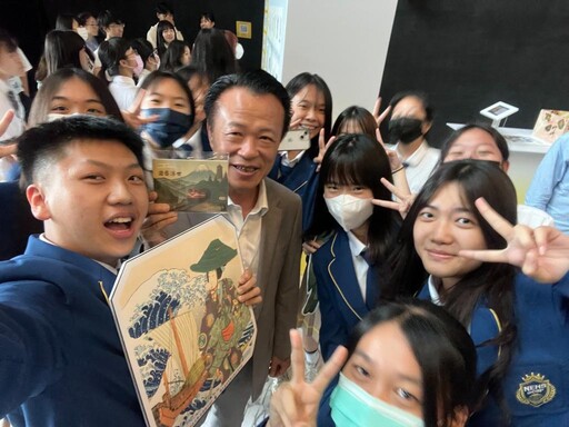 國立嘉科實中參與故宮南院「江戶浮世繪特展」 展現數位藝術創作力