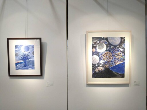 看宇宙星辰美麗 鍾復榮「星空」個展竹美館璞玉發光亮晶晶登場