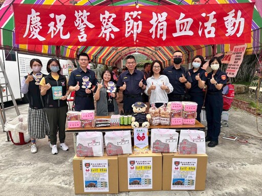 南警五分局挽袖響應警察節 成功募集430袋熱血傳愛