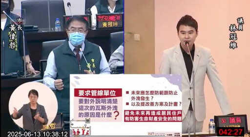 台南市議員林冠維市政總質詢
