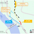 烏來台車站入口處施工 林保署新竹分署籲請遊客6/23起改道通行