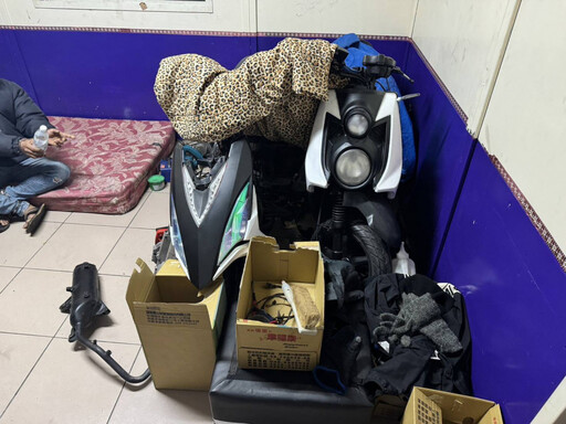 埔里警破獲竊車集團 逃逸外勞偷路邊事故車改裝