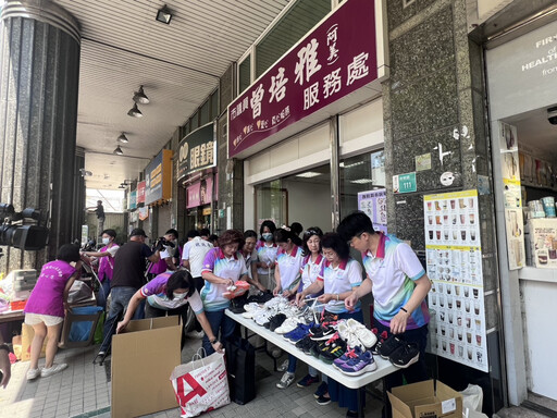 台南市議員曾培雅執行長歐政豪響應「舊鞋救命」 啟動愛心活動三部曲