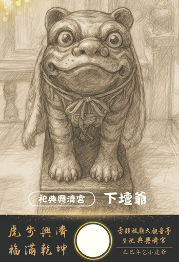 恭祝虎爺聖誕!祀典興濟宮「乞虎.祈福」盛大舉行 限量興福餅首亮相