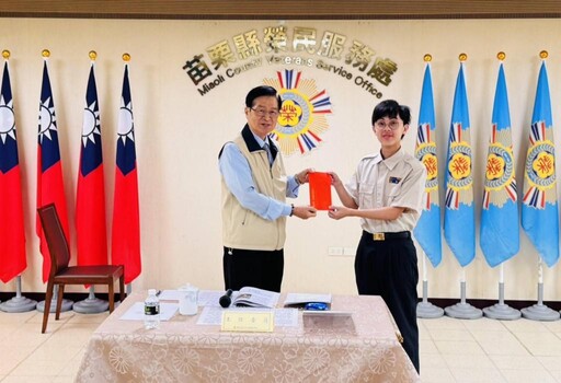 苗栗榮服處績優替代役男落實社福照顧澤及榮民眷