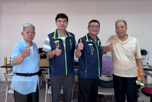 金門榮服處關懷榮民視力健康 視光學配鏡服務貼心受肯定