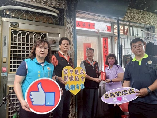 丹娜絲颱攪局 嘉義災情嚴重 榮服處第一時間慰訪榮民眷