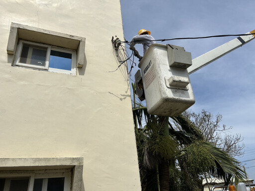 台南電力搶修面臨多重挑戰 3363 戶仍未復電