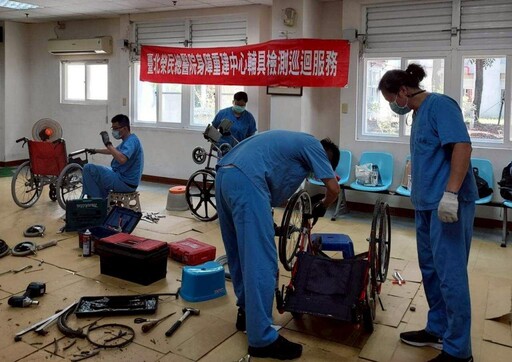 北榮身障中心輔具巡迴至白河榮家 有愛無礙守護住民安全