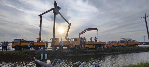 台電7區處馳援臺南搶修 力拼7/15全數復電