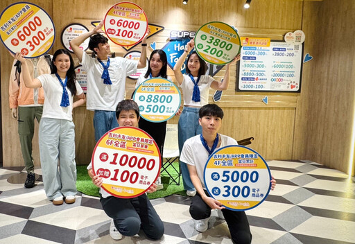 屏東太平洋父親節天天滿千送百 大聲說愛 歐都納聯名來店禮重磅登場