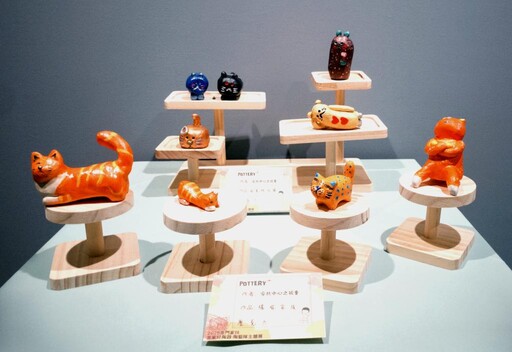 金門家扶兒童以陶土說故事 金家好陶器陶藝展登場