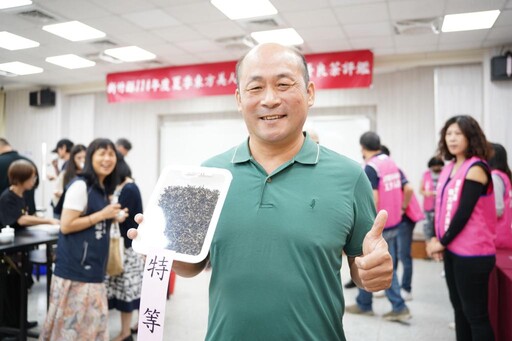 竹縣夏季東方美人茶評鑑成績揭曉 茶農楊世瑩榮獲特等獎