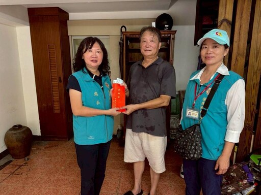 瞬間致災性豪大雨成災 嘉義榮服處深入災區慰訪榮民眷