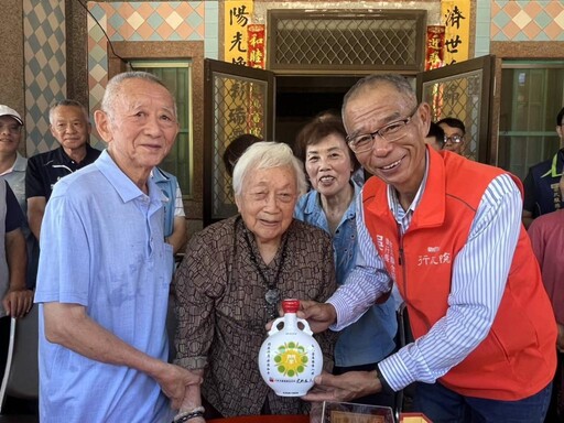 百歲823榮民蔡黃連漪奶奶紀壽 金門榮服處歡喜慶生