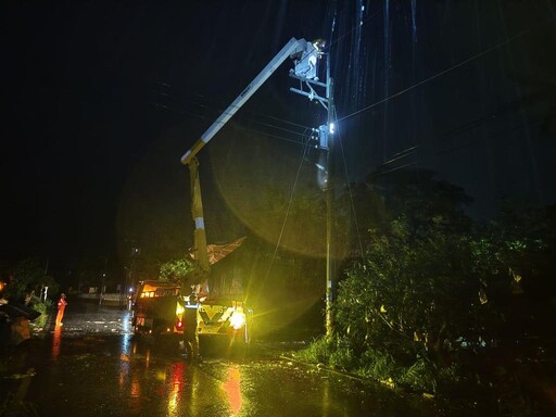 台電台南區處復電已達95.6％！力拼今晚全數復電