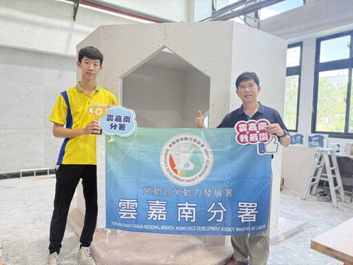 南分署粉刷職手劉宇恩蓄勢待發 迎戰11月亞洲技能競賽