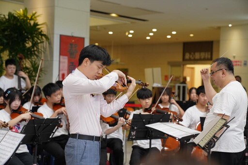 連續3年公益演出 桃園東興國中弦樂團撫慰中醫大新竹附醫病患心靈