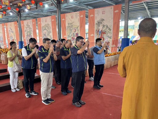 金門榮服處團隊參拜祭祀兩岸和平消災祈福超薦水陸大法會