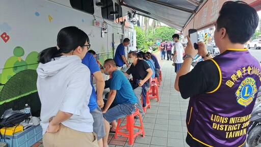 台南赤嵌獅子會捐血傳愛 集結愛心凝聚社會温暖力量