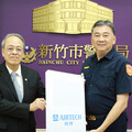 優化竹市警局辦公環境 善心企業富泰空調科技捐贈除塵淨化清淨機
