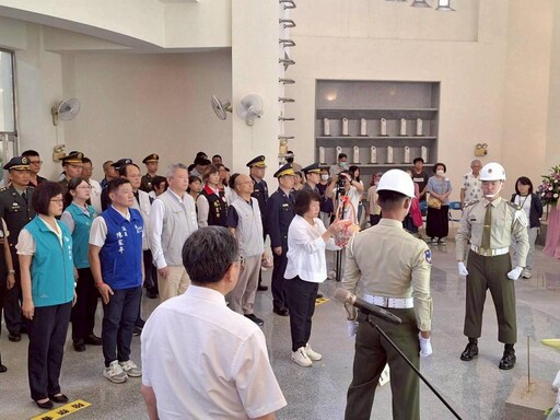 嘉義榮服處參加秋祭國殤祭祀 緬懷先賢先烈