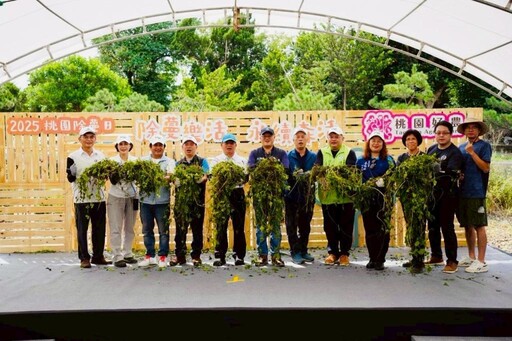 除蔓樂活、永續森活 桃園市農業局號召600人響應除蔓搶救生態