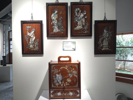 陳甫民x李麗珠x歐定國 聯合展出螺鈿藝品展現天然貝殼虹彩光澤
