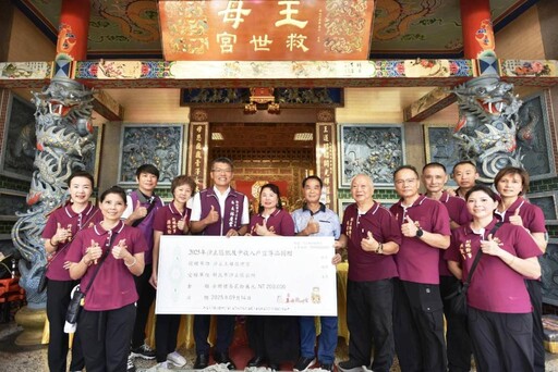 宗教團體行善不落人後！力行聖賢宮、王母救世宮攜手捐贈普渡供品 助新北弱勢團體