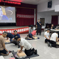 金門消攜手衛生局辦CPR＋AED急救教育宣導