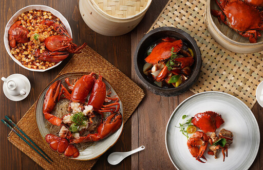 台南遠東香格里拉醉月樓秋饌登場,紅蟳波龍料理限量供應至 10 月底